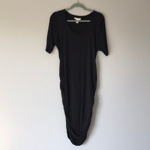 Motherhood black maternity dress